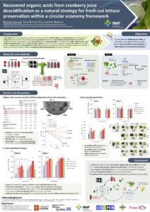 Recovered organic acids from cranberry juice deacidification as a natural strategy for fresh-cut lettuce preservation within a circular economy framework